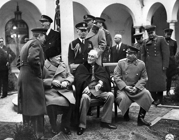 Ялтинская (Крымская) конференция союзных держав, 1945 год - Sputnik Латвия