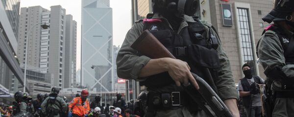 Протесты в Гонконге Протесты в Гонконге - Sputnik Latvija