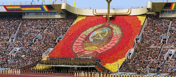 Торжественная церемония открытия XXII Олимпийских игр в Москве - Sputnik Латвия
