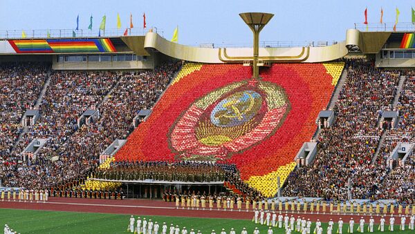 Торжественная церемония открытия XXII Олимпийских игр в Москве - Sputnik Latvija