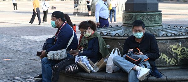 Ситуация в Мадриде в связи с коронавирусом Ситуация в Мадриде в связи с коронавирусом - Sputnik Latvija