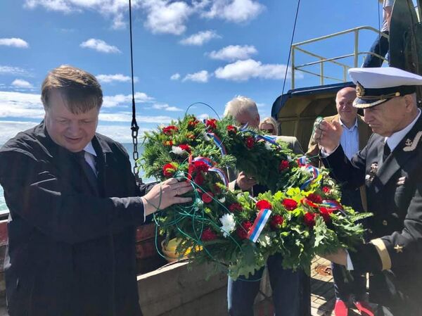 В колыбели Балтфлота: День ВМФ в российском генконсульстве в Лиепае - Sputnik Латвия