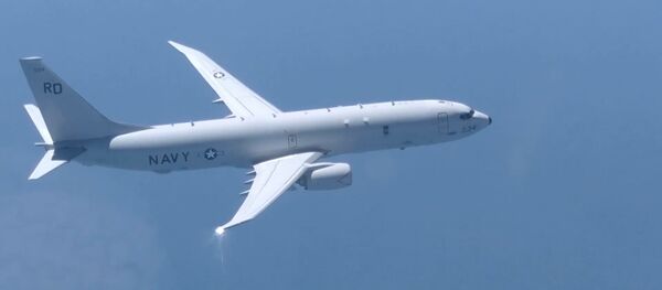 Посейдон на прицеле: российский истребитель перехватил борт разведки США Посейдон на прицеле: российский истребитель перехватил борт разведки США - Sputnik Latvija