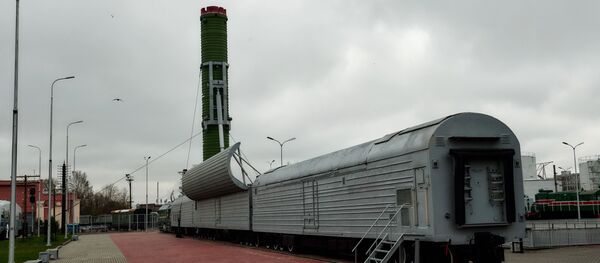 Боевой железнодорожный ракетный комплекс (БЖРК) Молодец Боевой железнодорожный ракетный комплекс (БЖРК) Молодец - Sputnik Latvija