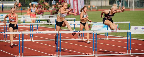 Чемпионат Латвии по легкой атлетике в Елгаве - Sputnik Латвия