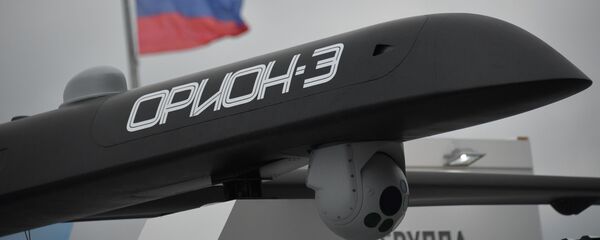 Беспилотный летательный аппарат (БПЛА) Орион-Э на выставке Армия России – завтра - Sputnik Латвия