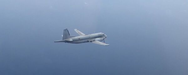 Истребитель Су-30СМ отогнал от границ РФ самолеты разведки НАТО - Sputnik Latvija