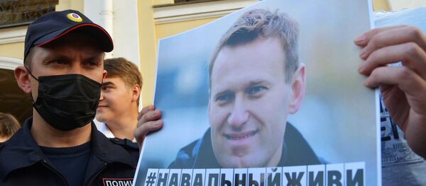 Акции в поддержку А. Навального  Акции в поддержку А. Навального  - Sputnik Latvija