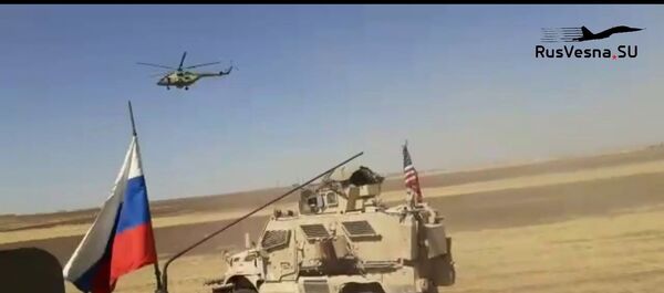 Как армия России гоняла военных США: появилось видео инцидента в Сирии - Sputnik Латвия