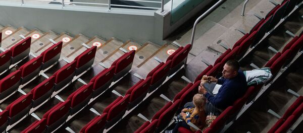 Немногочисленные зрители на «Арене» Рига - Sputnik Латвия