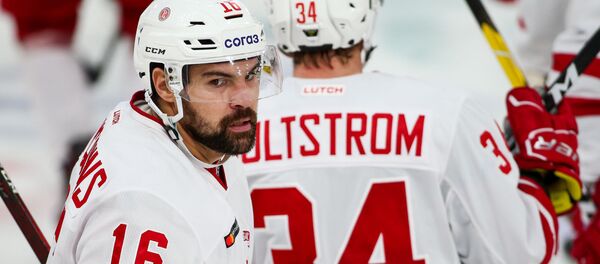 Нападающий ХК «Витязь» Каспарс Даугавиньш Нападающий ХК «Витязь» Каспарс Даугавиньш - Sputnik Латвия