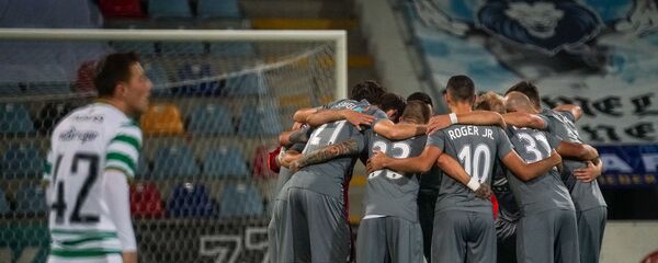 ФК Рига на матче с шотландским Селтик - Sputnik Латвия