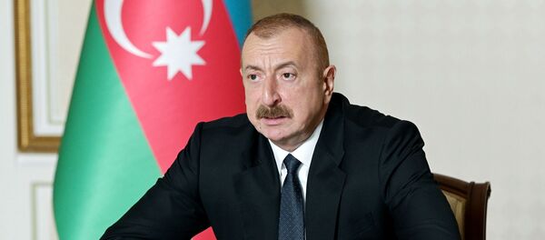 Президент Азербайджана Ильхам Алиев - Sputnik Латвия