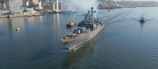 Фрегат Маршал Шапошников вышел на ходовые испытания после модернизации Фрегат Маршал Шапошников вышел на ходовые испытания после модернизации - Sputnik Latvija