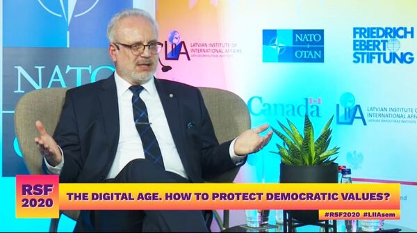 Президент Левитс: без цифровой трансформации Латвия будет отброшена во времена Азии - Sputnik Латвия