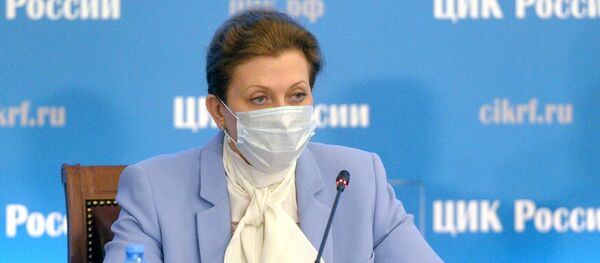 Руководитель Федеральной службы по надзору в сфере защиты прав потребителей, главный государственный санитарный врач РФ Анна Попова Руководитель Федеральной службы по надзору в сфере защиты прав потребителей, главный государственный санитарный врач РФ Анна Попова - Sputnik Латвия
