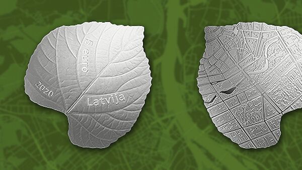 Коллекционная монета Банка Латвии, посвященная заботе об экологии - Sputnik Латвия