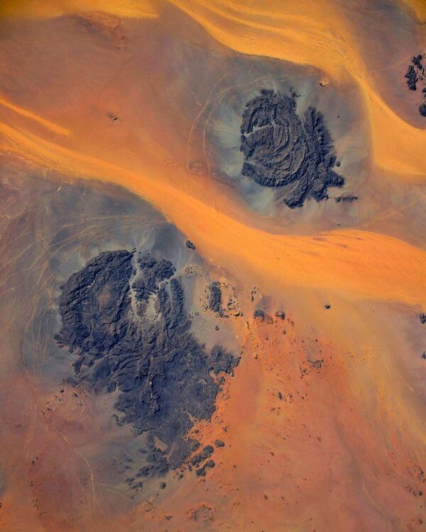 Пустыня Сахара, снятая с борта МКС российским космонавтом Иваном Вагнером - Sputnik Latvija