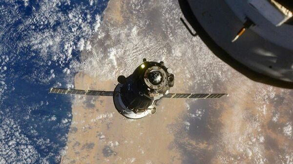 Стыковка корабля Союз МС-17 с Международной космической станцией - Sputnik Латвия