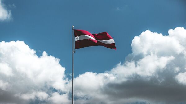 Флаг Латвии, архивное фото - Sputnik Латвия