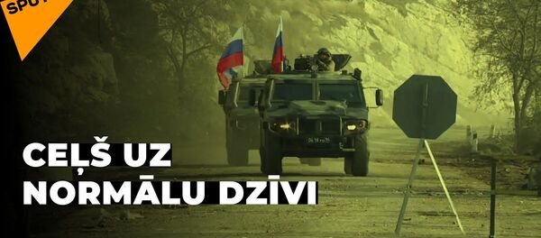 Karabaha: Krievijas mierneši atmīnējuši Lačinas koridoru - Sputnik Latvija