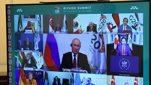 Президент РФ В. Путин принял участие в саммите Группы двадцати - Sputnik Latvija