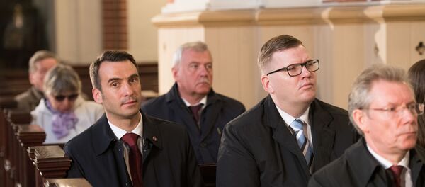 Мартиньш Стакис и Юрис Пуце  - Sputnik Латвия