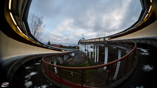 Немецкий пилот Франческо Фридрих в Сигулде не уступил никому - Sputnik Латвия