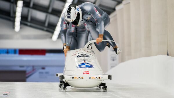 Немецкий пилот Франческо Фридрих в Сигулде не уступил никому - Sputnik Латвия