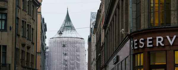 Первый снег в Риге Первый снег в Риге - Sputnik Latvija