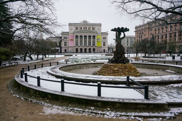Pirmais sniegs Rīgā - Sputnik Latvija