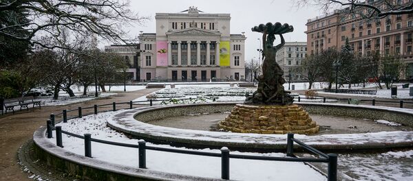 Первый снег в Риге - Sputnik Латвия
