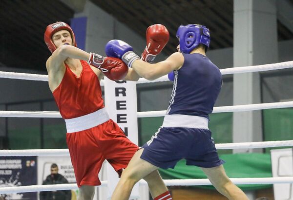 Латвиец Никита Горбунов – вице-чемпион Европы по боксу Латвиец Никита Горбунов – вице-чемпион Европы по боксу - Sputnik Латвия