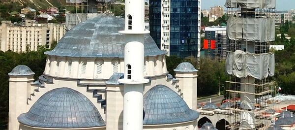 Строительство соборной мечети в Симферополе Строительство соборной мечети в Симферополе - Sputnik Латвия
