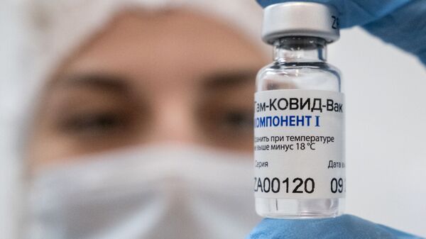 Компонент №1 двухкомпонентной векторной вакцины от коронавируса Спутник V - Sputnik Латвия