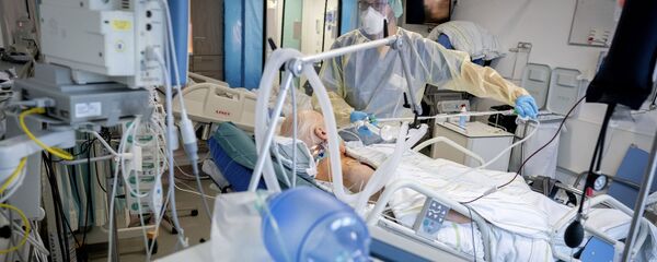 Отделение интенсивной терапии в больнице Бетель в Берлине - Sputnik Латвия