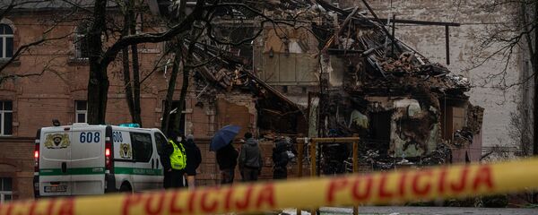 В доме на улице Мелнсила в Риге произошел взрыв - Sputnik Латвия