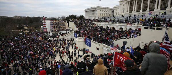 Акция протеста сторонников Д. Трампа в Вашингтоне Акция протеста сторонников Д. Трампа в Вашингтоне - Sputnik Latvija
