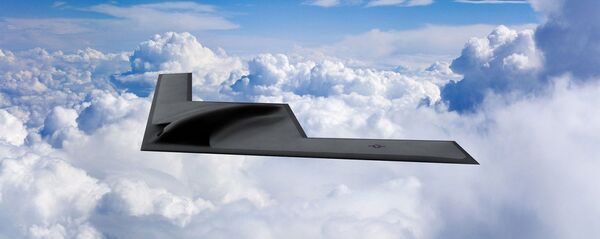 Эскиз бомбардировщика B-21 Raider Эскиз бомбардировщика B-21 Raider - Sputnik Latvija