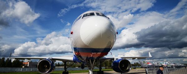 Самолет авиационного наблюдения Ту-214ОН (Открытое небо) Самолет авиационного наблюдения Ту-214ОН (Открытое небо) - Sputnik Latvija