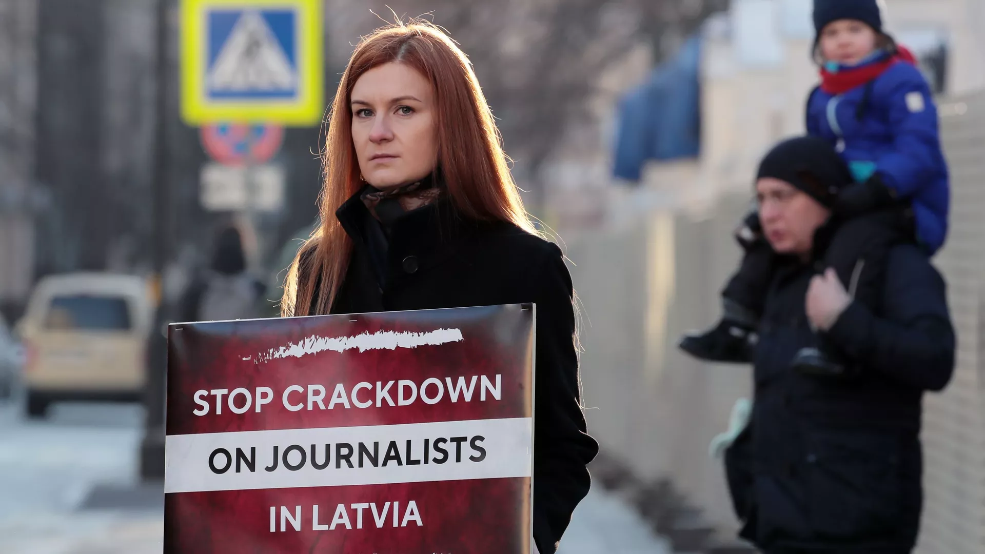 Одиночный пикет в защиту свободы слова в Москве
