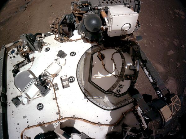 Марсоход NASA Perseverance Mars Rover, прибывший на Марс - Sputnik Латвия