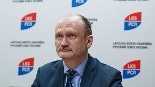 Мирослав Митрофанов, сопредседатель партии Русский союз Латвии - Sputnik Латвия