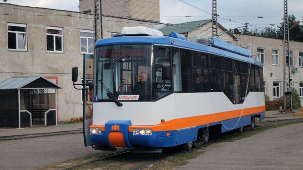 Трамвай на улице в Даугавпилсе - Sputnik Латвия