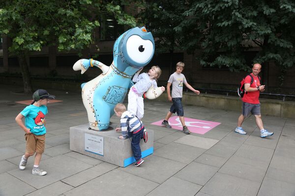 2012. gada vasaras Olimpiskās spēles uzņēma Londona. Venloks bija ļoti neparasts talismans – animēts tērauda piliens no rūpnīcas Boltonā - Sputnik Latvija