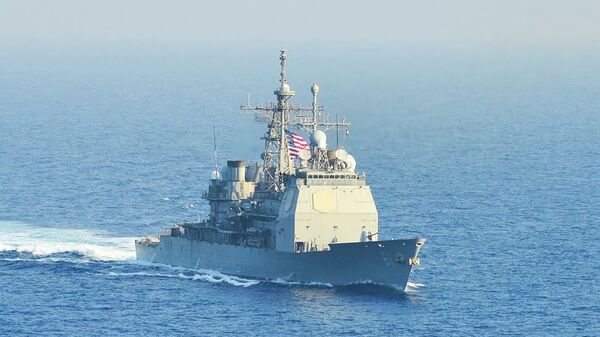 Крейсер ВМС США Monterey - Sputnik Latvija