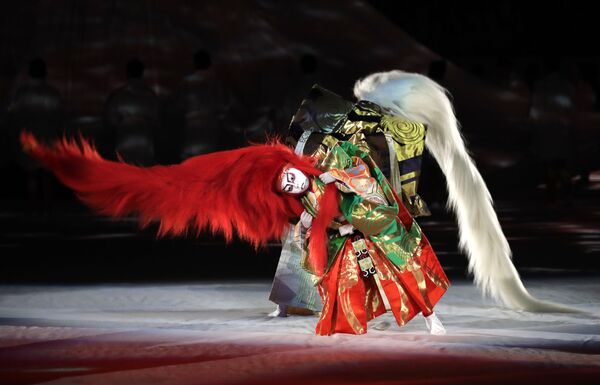 Kabuki izpildītāji Tokijā  - Sputnik Latvija