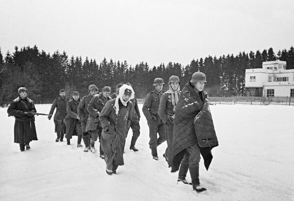 Sagūstīti vācieši Piemaskavā, 1941. gads - Sputnik Latvija