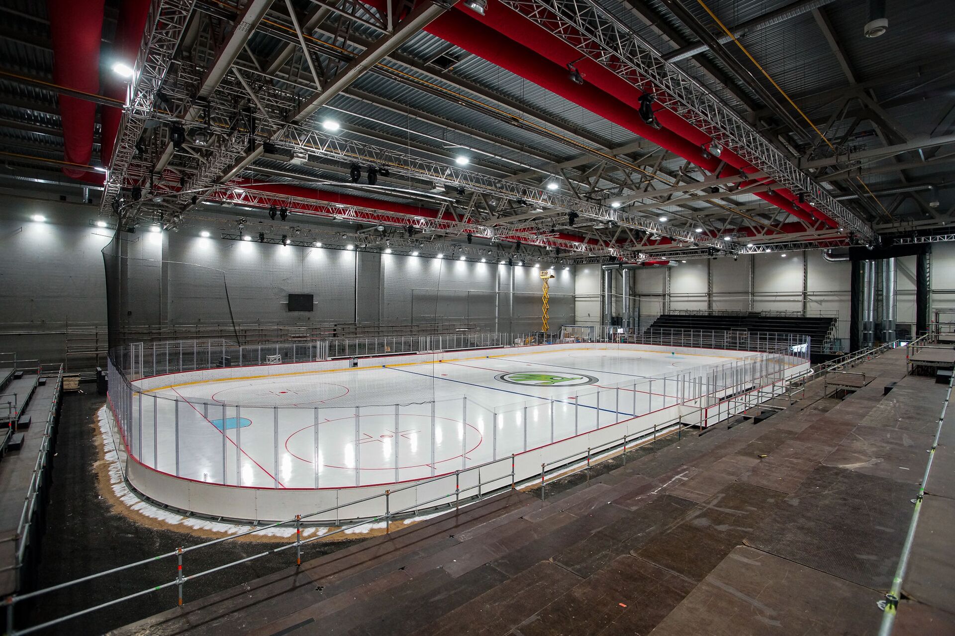 Олимпийский центр в Риге готовится принять матчи чемпионата мира по хоккею - Sputnik Латвия, 1920, 01.06.2021
