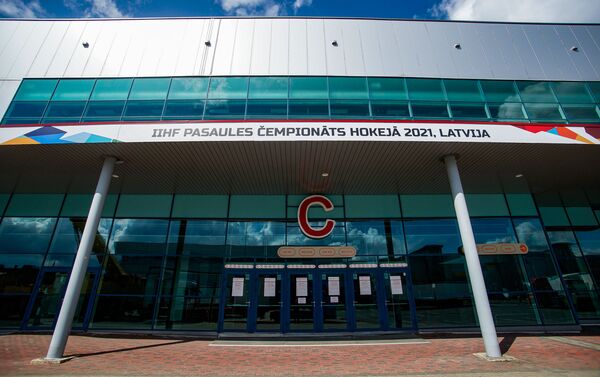 Многофункциональный спортивно-концертный комплекс Арена Рига готовится принять матчи чемпионата мира по хоккею - Sputnik Латвия